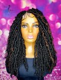 READY TO SHIP  //Synthetic crochet wig " One Of A Kind Boho Loc Diva"