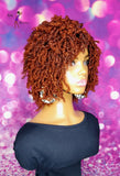 READY TO SHIP // Synthetic crochet wig "Ginger My Kinky Twists "