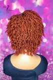 READY TO SHIP // Synthetic crochet wig "Ginger My Kinky Twists "