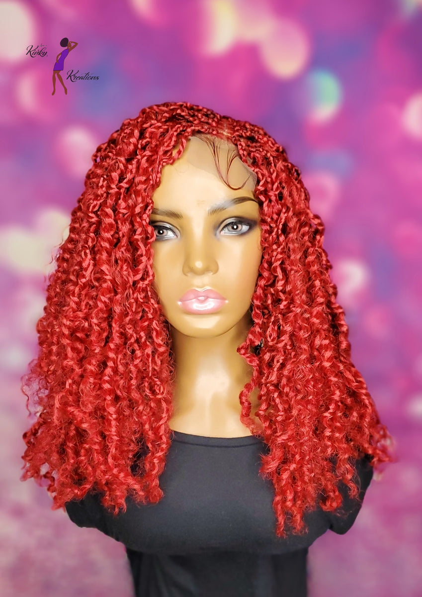 READY TO SHIP Synthetic crochet wig