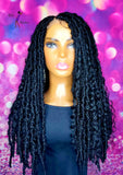 READY TO SHIP //Synthetic Crochet Faux Loc Wig "Boho Kinky Butterfly Loc Diva"