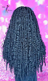 READY TO SHIP //Synthetic Crochet Faux Loc Wig "Boho Kinky Butterfly Loc Diva"