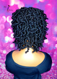 READY TO SHIP // Synthetic crochet wig "Natural Springy Twist Diva "(color 1b)