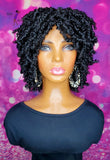 READY TO SHIP // Synthetic crochet wig "Natural Springy Twist Diva "(color 1b)