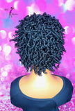 READY TO SHIP// Synthetic Headband/Half Wig "Natural Mini Spring Twist Beauty"
