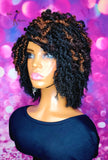 READY TO SHIP // Synthetic crochet wig "Mini Kinky Twist Diva "