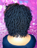 READY TO SHIP // Synthetic crochet wig "Mini Kinky Twist Diva "