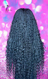 READY TO SHIP // Synthetic crochet wig "Curly Wave Box Braid Diva"