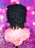 READY TO SHIP // Synthetic crochet wig "Natural Springy Twist Diva "(color1b)