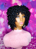 READY TO SHIP // Synthetic crochet wig "Natural Springy Twist Diva "(color1b)
