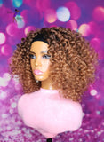 READY TO SHIP // Synthetic Headband/Half Wig "Natural Curly Bounce"