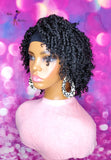READY TO SHIP // Synthetic crochet wig "Natural Boho Curly Twist Diva "