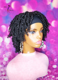 READY TO SHIP // Synthetic crochet wig "Natural Boho Curly Twist Diva "