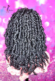 READY TO SHIP // Synthetic crochet wig "Fluffy Passion Twist Cutie"