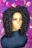 READY TO SHIP // Synthetic crochet wig "The Natural Curly Diva "