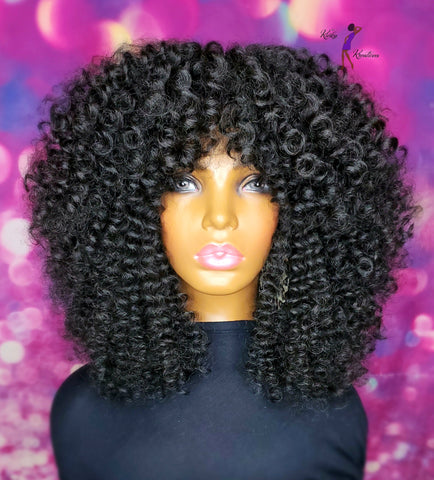 READY TO SHIP // Synthetic Crochet Wig  " Wand Curl Cutie"