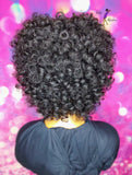 READY TO SHIP // Synthetic Crochet Wig  "Retro Curly Diva" (color 2)