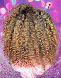 READY TO SHIP // Synthetic crochet wig "The Voluminous Natural Diva " ( Blonde Tones)
