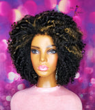 READY TO SHIP // Synthetic crochet wig "The Natural Spiral Curl Diva "