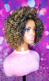 READY TO SHIP // Synthetic crochet wig "The Kinky Wand Curl Diva "