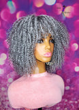 READY TO SHIP // Synthetic Crochet Wig "Foxy Water Wave Curly"