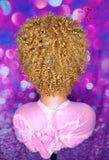 READY TO SHIP// Synthetic crochet wig "Golden Blonde TWA Twistout"