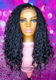 READY TO SHIP // Synthetic crochet wig "Curly Island Twist Diva"