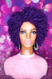 READY TO SHIP// Synthetic crochet wig "The Purple Passion Cutie"
