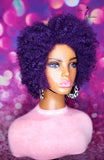 READY TO SHIP// Synthetic crochet wig "The Purple Passion Cutie"