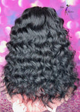 READY TO SHIP //Synthetic Crochet wig "Natural Soft Wavy Beauty" (With Bangs)