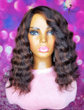 READY TO SHIP //Synthetic Crochet wig "Natural Soft Wavy Beauty" (Brown Honey Blonde Tones)