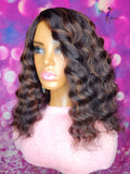 READY TO SHIP //Synthetic Crochet wig "Natural Soft Wavy Beauty" (Brown Honey Blonde Tones)