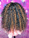 READY TO SHIP //Synthetic Crochet wig "Summer Curly Mixup"