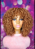 READY TO SHIP // Synthetic Crochet Wig  " Honey Blonde Spiral Cutie "