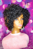 READY TO SHIP //Synthetic Crochet wig " Natural Roller Set Diva"