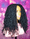 MADE TO ORDER // Synthetic crochet wig "Natural Mini Springy Twist Diva "