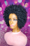 READY TO SHIP// Synthetic crochet wig "Natural Spring Curl TWA "