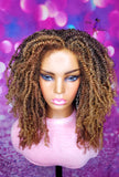 READY TO SHIP //Synthetic Crochet wig "Mini Fluffy Kinky Twist Diva"