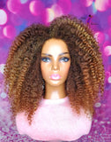 MADE TO ORDER // Synthetic crochet wig "The Voluminous Natural Diva " ( Big Hair)