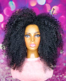 MADE TO ORDER // Synthetic crochet wig "The Voluminous Natural Diva " ( Big Hair)