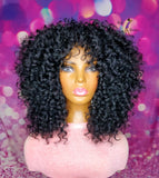 READY TO SHIP //Synthetic Crochet wig  " Wand Curl Diva"