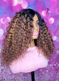 Made To Order//Synthetic Crochet wig "Beach Curl Beauty"