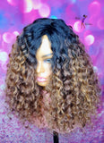 Made To Order//Synthetic Crochet wig "Beach Curl Beauty"