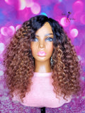 Made To Order//Synthetic Crochet wig "Beach Curl Beauty"