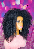 READY TO SHIP // Synthetic crochet wig "The Voluminous Twistout Kinky "