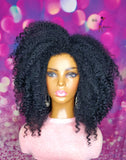 READY TO SHIP // Synthetic crochet wig "The Voluminous Twistout Kinky "