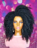 READY TO SHIP // Synthetic crochet wig "The Voluminous Twistout Kinky "