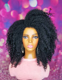 READY TO SHIP // Synthetic crochet wig "The Voluminous Twistout Kinky "