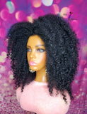 READY TO SHIP // Synthetic crochet wig "The Voluminous Twistout Kinky "