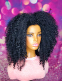 READY TO SHIP // Synthetic crochet wig "The Voluminous Twistout Kinky "